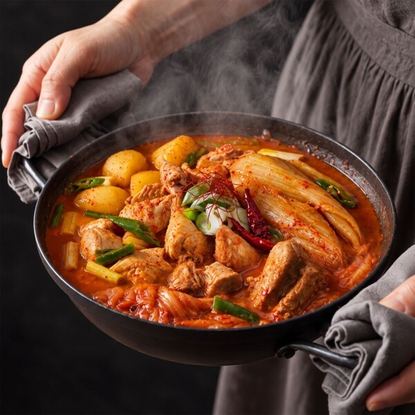 [원주맛집 민병선식당] 묵은지닭볶음탕국내산 밀키트 1~2인