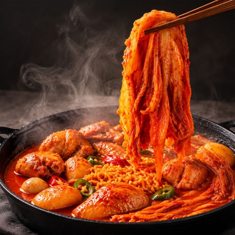 원주몰,[원주맛집 민병선식당] 묵은지닭볶음탕국내산 밀키트 1~2인