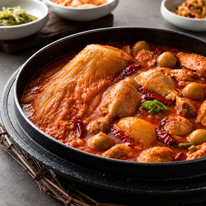 원주몰,[원주맛집 민병선식당] 묵은지닭볶음탕국내산 밀키트 1~2인